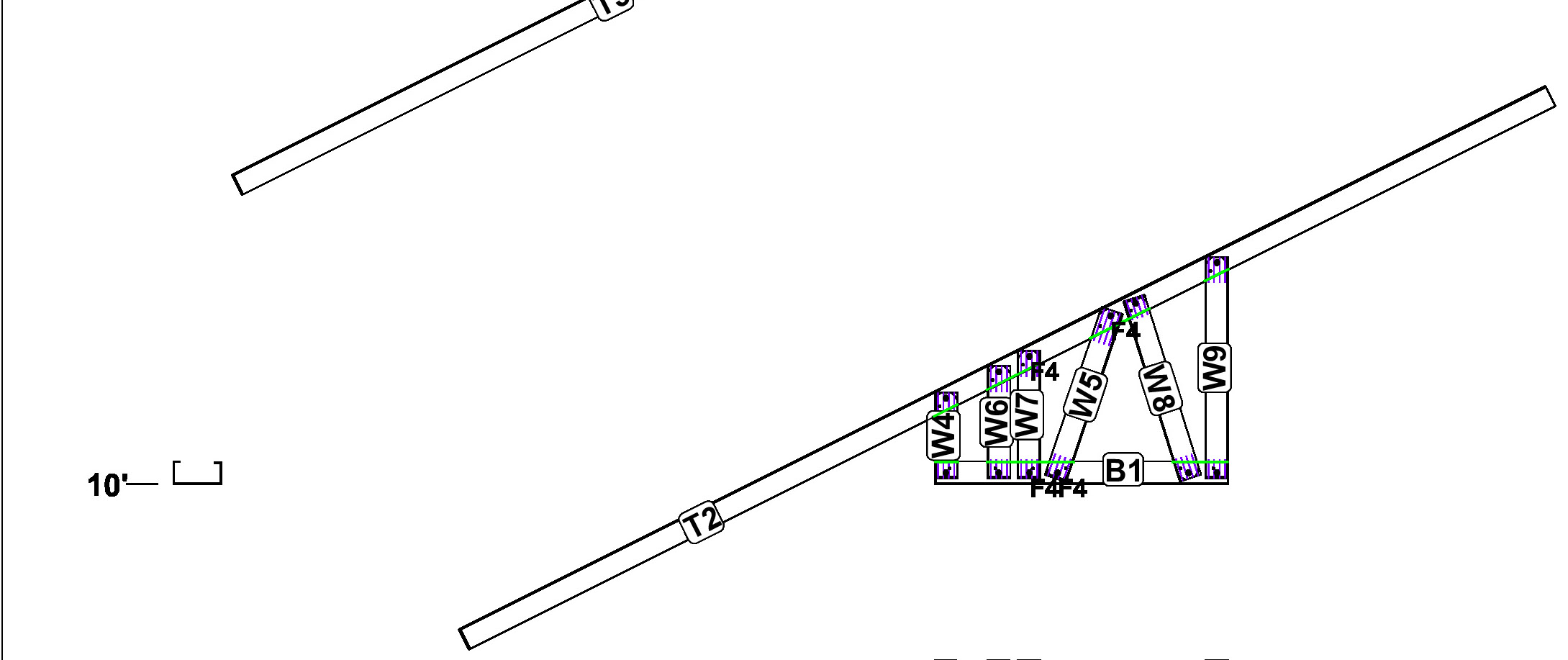 Truss Drawing for HN3-2 (HN3-1)
